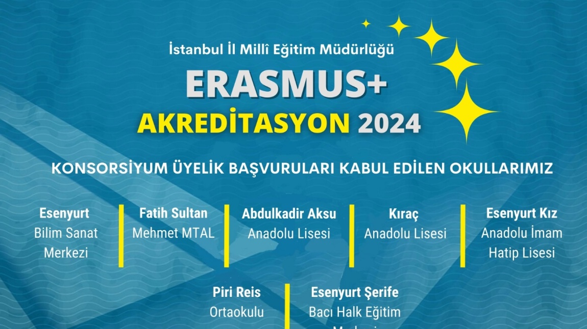 2024 Erasmus+ Akreditasyon Başvurumuz Kabul Edildi