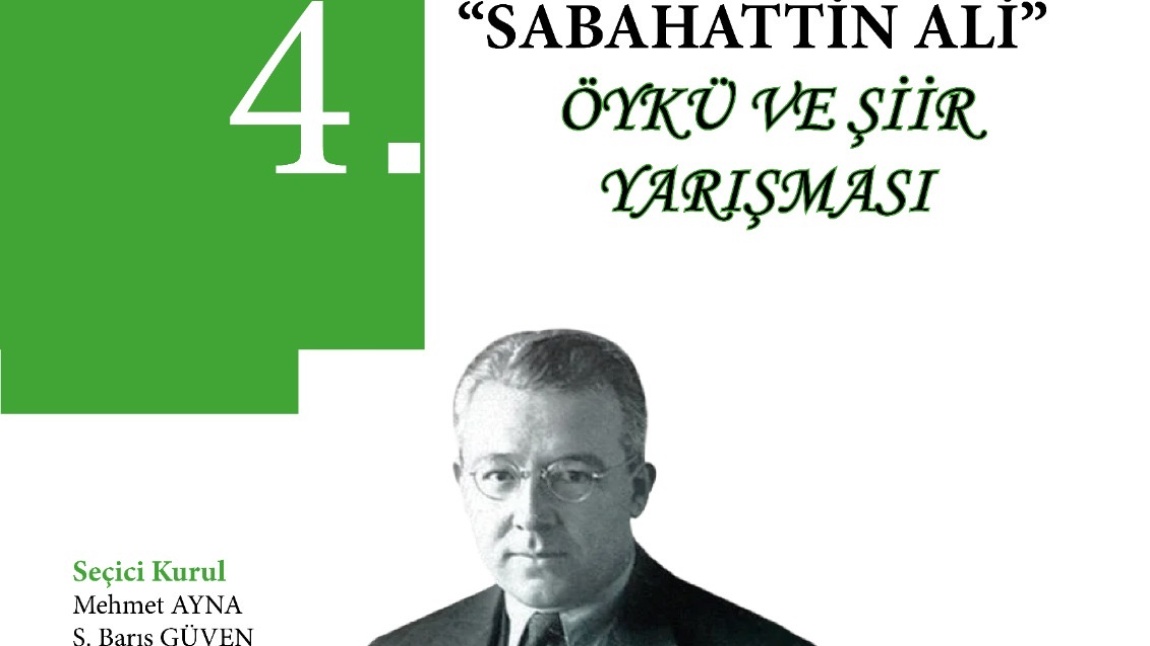 AAAL 4.Geleneksel Sabahattin Ali Öykü ve Şiir Yarışması